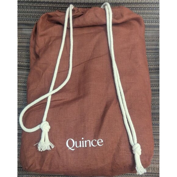Quince Other - Quince 100% European Linen Duvet Cover 1PC Color Bordeaux Full/Queen -NEW-